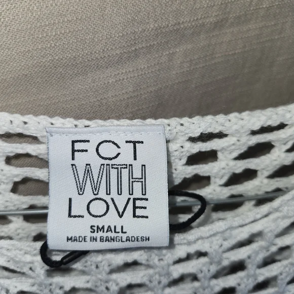 FCT With LOVE White Crochet Dress - Picture 4 of 6